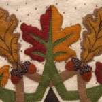 Fall Leaves Appliqué Detail 2
