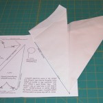 TURN OVER and line up folded edge just created!