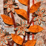 Close up of my 2010 Minnesota Quilters challenge quilt