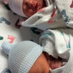 A double blessing! Twin grandbabies!   A little grandson and grandgirl! 
