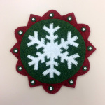 Mary Ring's very 'Chirstmasy 'snowflake
