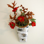 Birch Bark Wall Pocket 