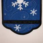 It's Snow Wonder bottom with stitched words