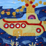 close up view of the yellow submarine