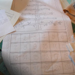 the large drawing of the yule calendar 