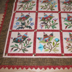 close up of the lower left corner