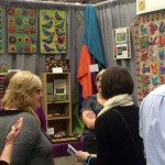 Sue Spargo in her booth