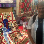 Yours truly at the Minn. State Fair with my award winning quilt!