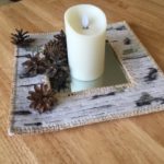 Just another experiment - a birch bark mirror tray!